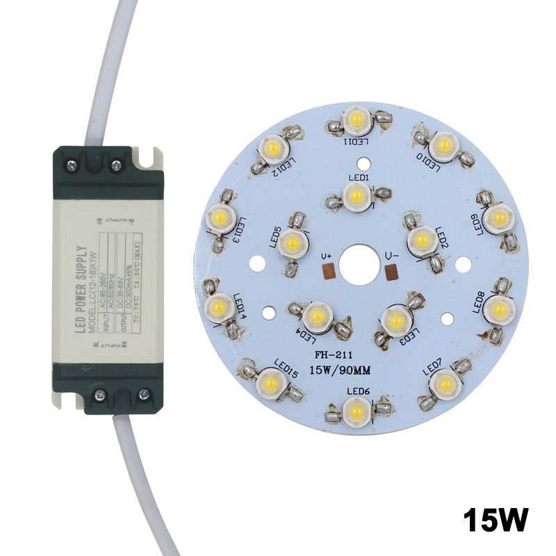 24-W-LED-Glühbirnen-Spot-Licht Star-Hochleistungs-Chipplatinen-LED-Kunststoffgehäuse-Stromversorgungstreiber