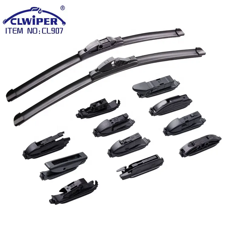 CLWIPER CL907 Multifunctional with 13 Adapters Soft Universal Windscreen Wiper Blade