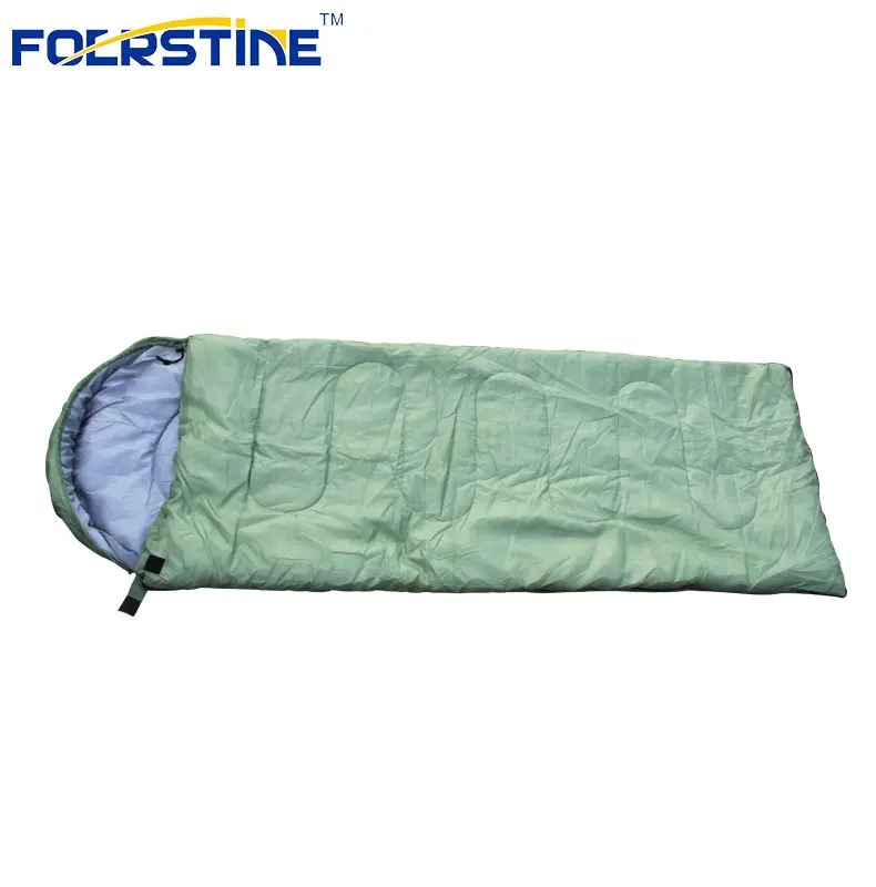 210*75CM 170T polyester Warm weather ultra lightweight army sleeping bag with Hollow fiber Filling For Single Person