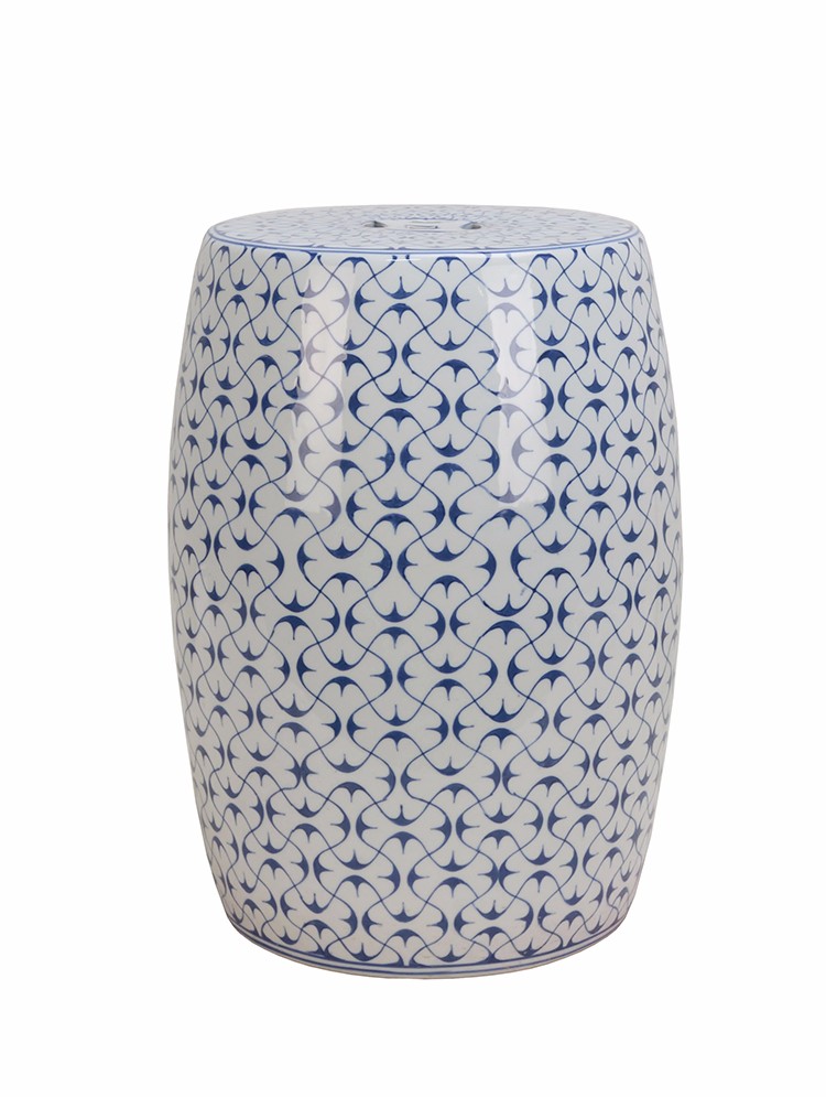 Classic retro park ornament ceramic garden stool