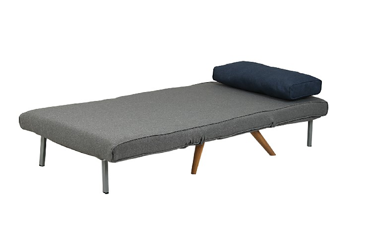 Studio Guest Foldable Chair Beds  Foam Sofa Couch Futon Furniture Gray Sleeper Chair Folding Foam Bed Futon Chair