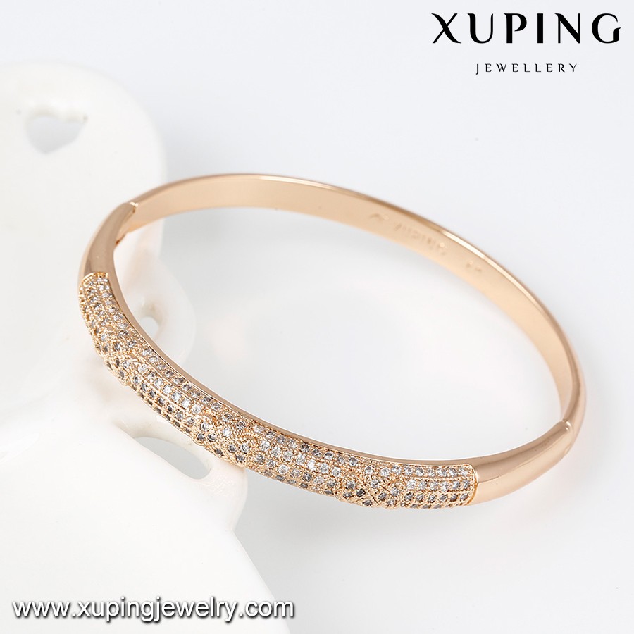 51439 xuping 18金バングル ドバイジュエリー アフリカの金バングル