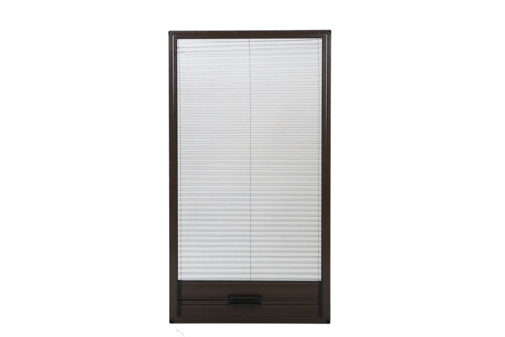 DIY Screen System wire mesh foldable screen aluminium pleated mosquito door