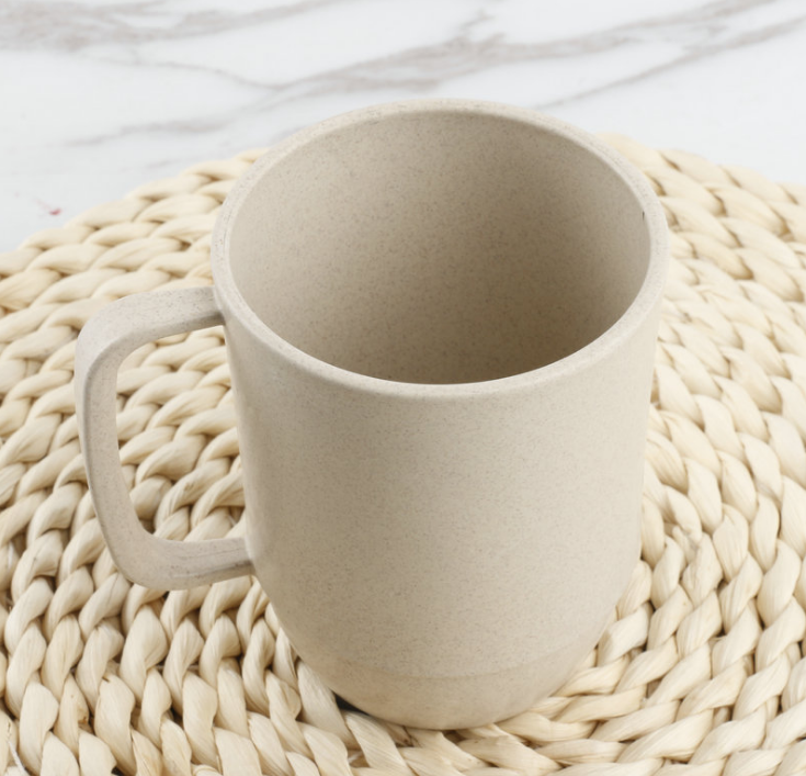 BPA free new delicate made wheat straw coffee mugs biodegradable tea cup