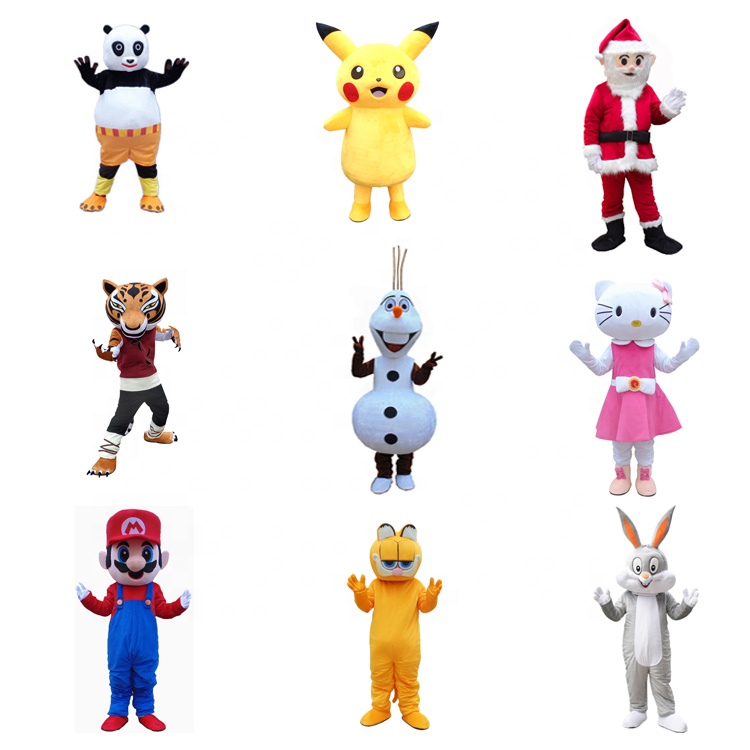 High Quality Cartoon Walking Doll Mascot Cute Halloween Party Costume Adult Size