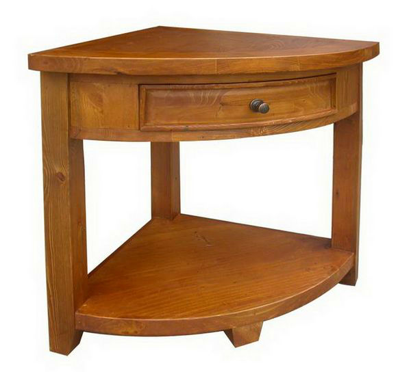 Ashton Reclaimed Pine Corner Occasional Table Buy Wooden