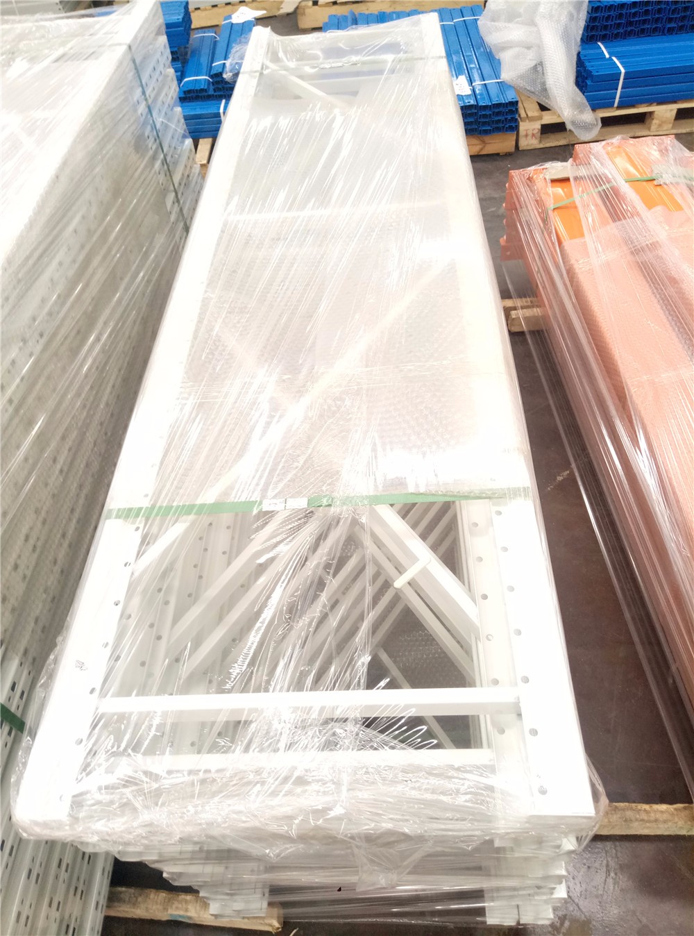 Double Side Based Cantilever Storage Racks Selective Metal Shelving With Iron Tube 10