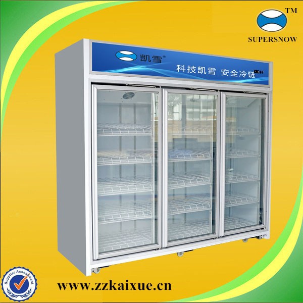 3 door commercial refrigerator used