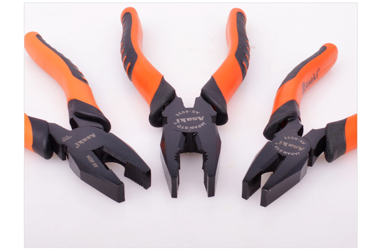 Asaki 8" High leverage with crimping function and uses American type pliers Combination pliers