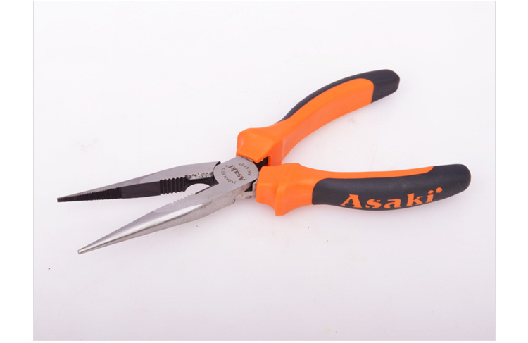 Asaki 6" 8" Carbon Steel Long needle  nose plier hand tool