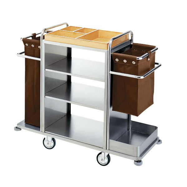 Stainless Steel Housekeeping Cart/Laundry Trolley/ Linen Cart