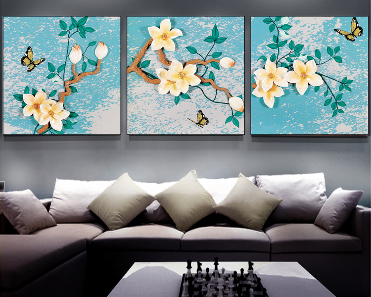 3D Handpainted Home Decoration Wall Paper Art 3D Wall Paper