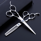 6-inch professional stainless steel personalized left-handed hairdresser