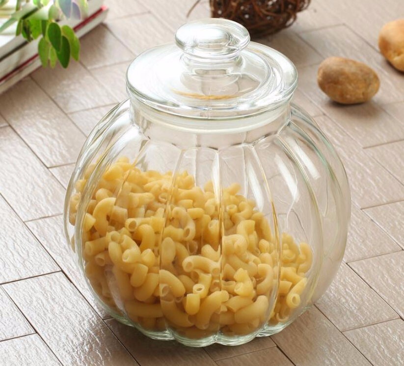 Food Grade High Capacity Sealing Glass Food Glass Jar Storage Glass Jar