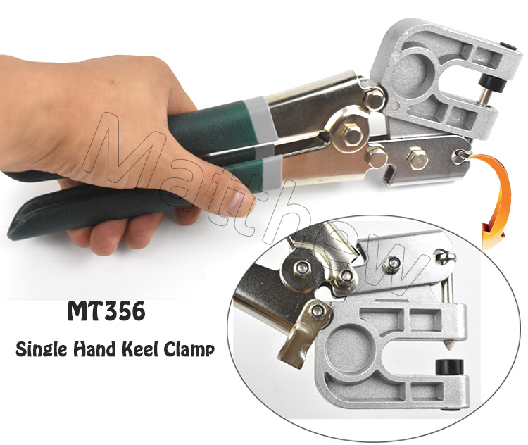 Manual Single Handle Stud Crimper Keel Clamp