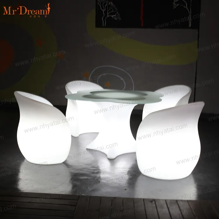 Mr.Dream водонепроницаемый акриловый светодиодный светящийся стул с дистанционным управлением, меняющий цвет, для ночного клуба