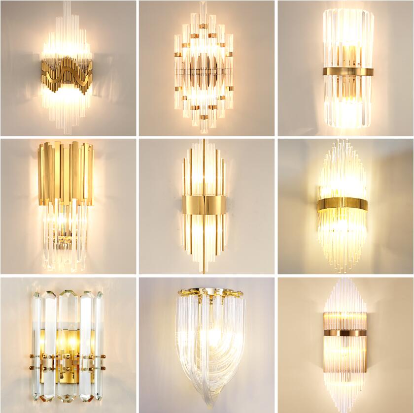 Modern Simple Design Metal Cone Brass Color Wall Bracket Light