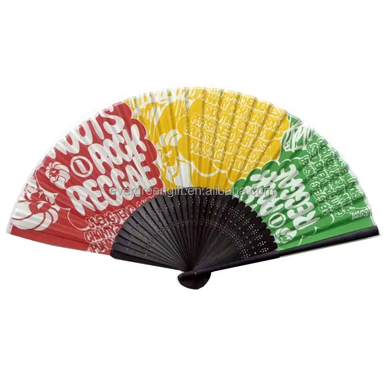 print fans made of fabric