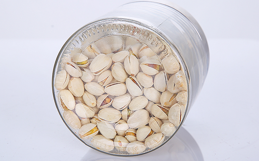 Round glass food container with Acrylic lid