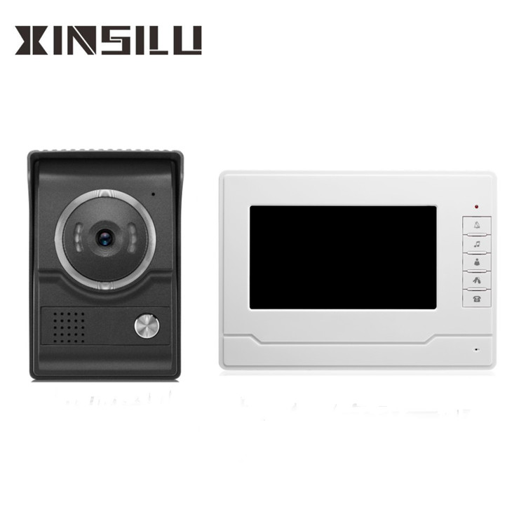 7 inch monitor smart video doorbell camera  4 wired  video door phone intercom system for home