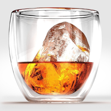 Double Wall Borosilicate Transparent Glass Cup For Milk or Coffee