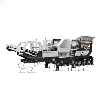 High Efficiency Small Mobile Stone Crusher Plant/Mini Mobile Jaw Crushing Station