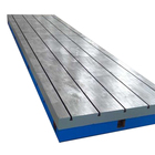customized durable cast iron surface plate t slot table