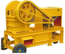 China brand supplier supply small diesel engine jaw crusher stone crushing plant for granite basalt bauixte mining