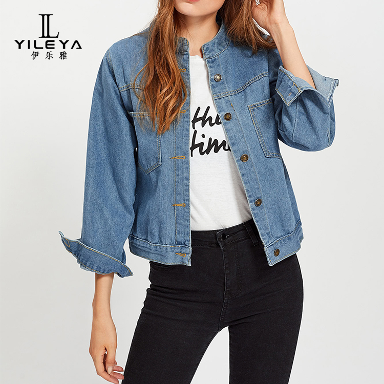 Different types of jeans coat design,women denim coats & jackets