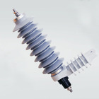 KEMA 27KV Composite Types Of Lightning Arrester 5KA 10KA Polymer Surge Arrester