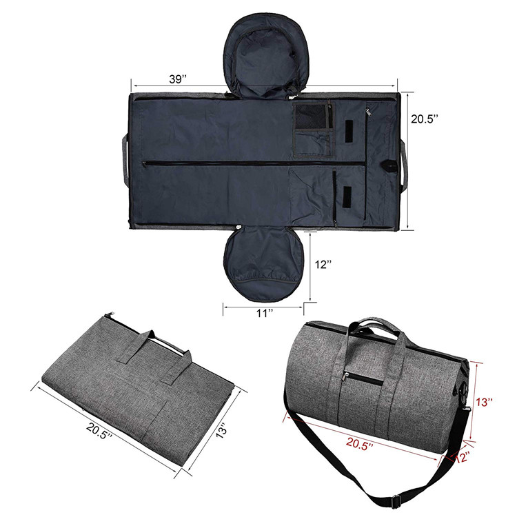 Housse de sac de voyage de voyage pliable de qualité supérieure