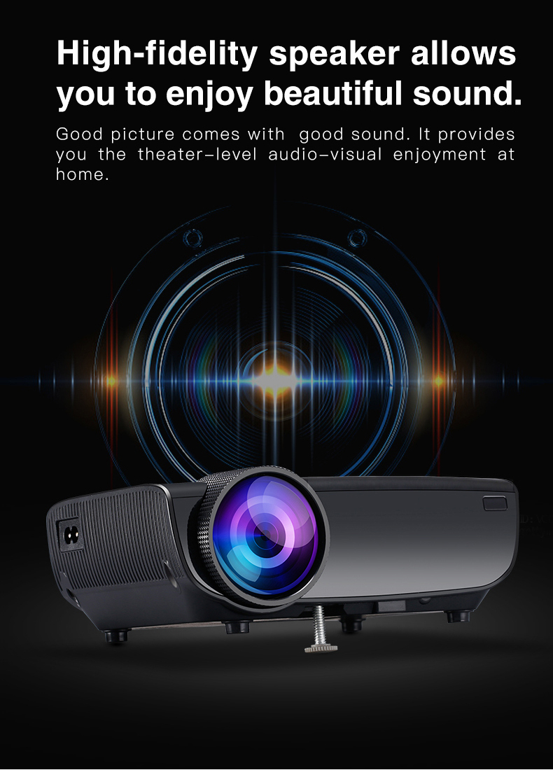 Wholesale small portable lcd panel projector 3d 1080p hd japan video projector for world cup