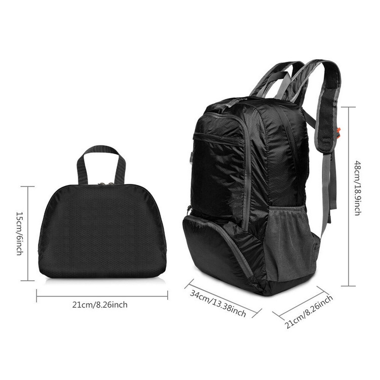 Sac à dos pliable léger pliant femmes hommes sacs de plein air sac à dos d'escalade