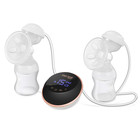 Low MOQ Double Electric Breast Feeding Pump Rechargeable USB Connected Low Noise Breast Pump