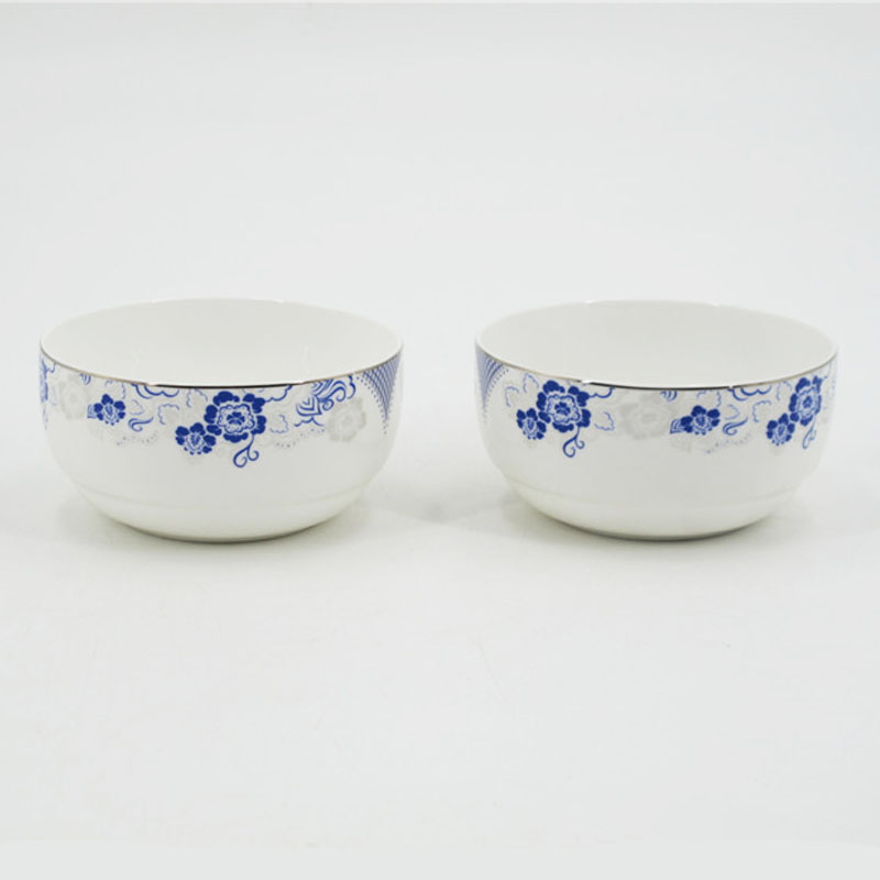 4.5" Bulk Buying Bone China White Bowl Ceramic Cereal Bowl Set