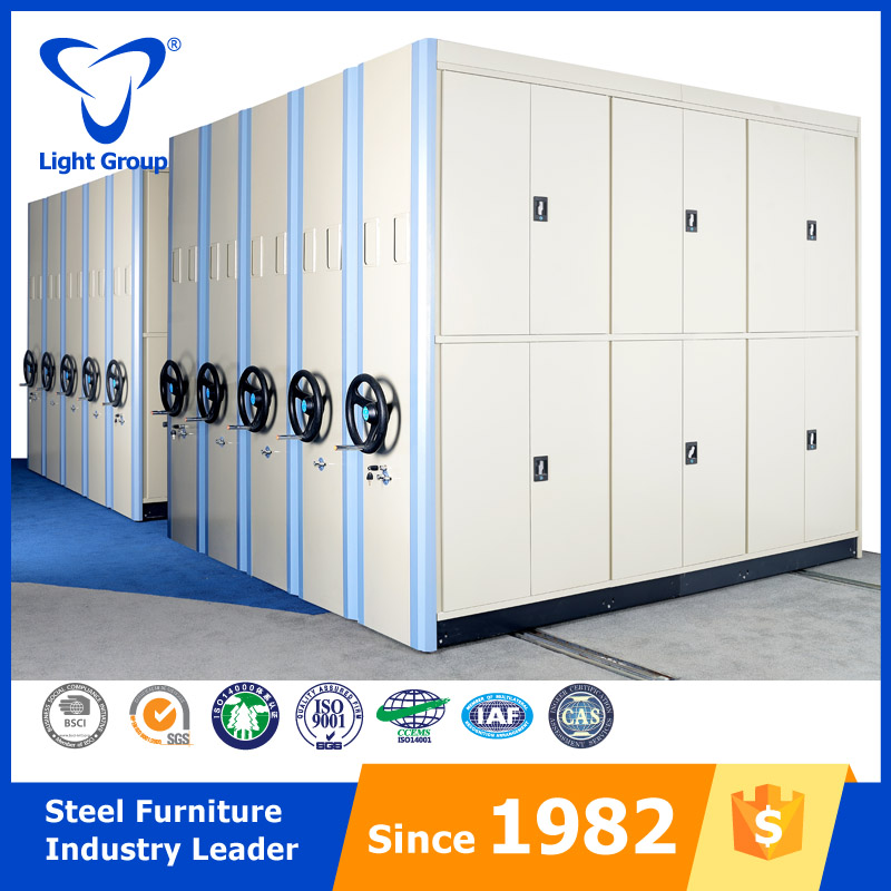 COMPACT office mobile filing shelves office storage cabinet file