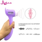Battery 10 Speeds+10 Sucking+3 Heads Cover Quiet Private Clitoris Suck Stimulating Sucker Vibrator Sex Toy