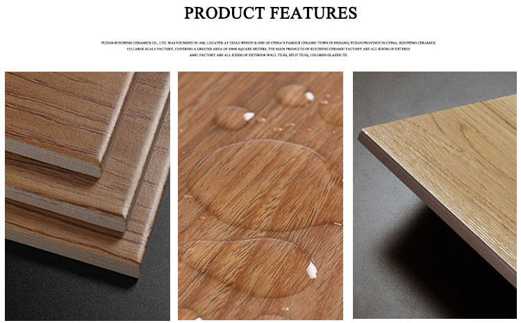 Wholesale Brown Living Room Flooring wood pattern ceramic tile From factory 150x800mm