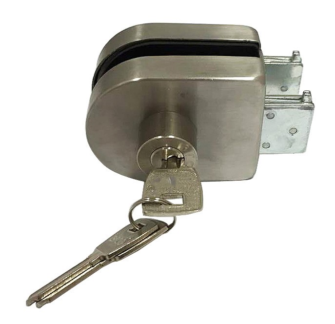 Square door lock, stainless steel glass lock, China factory made glass door patch fittings Hyland OEM GL 124