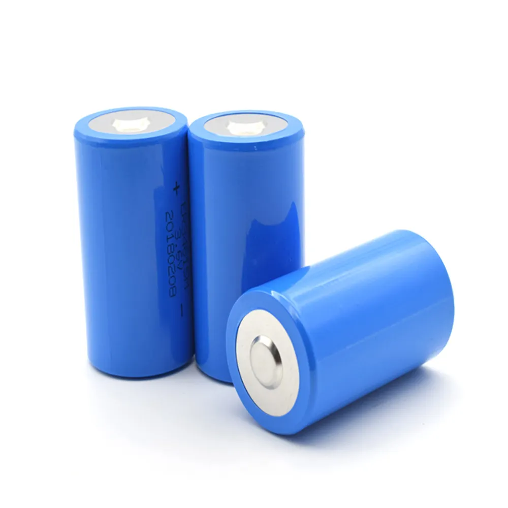 3.6v Lithium Battery Li-SOCl2 Non-rechargeable Dry Cell Battery ER34615 3.6V 19Ah D Size Lithium Primary Dry Batteries