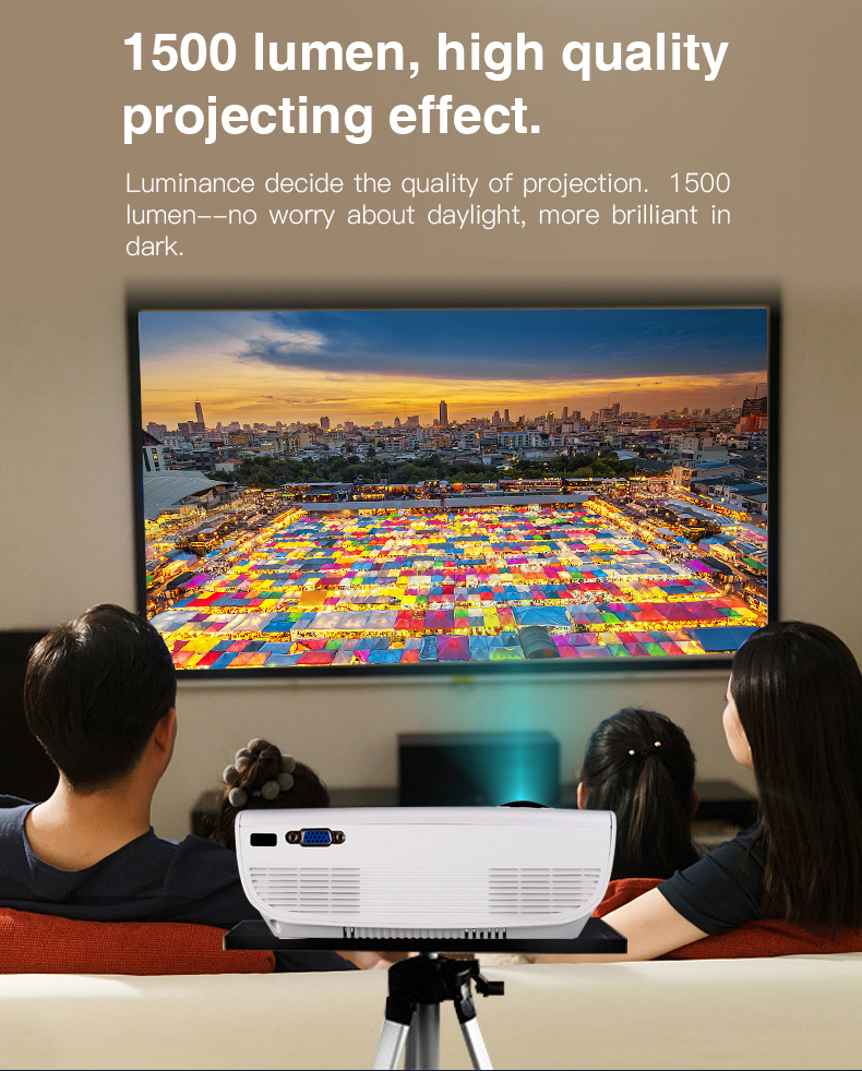 Wholesale small portable lcd panel projector 3d 1080p hd japan video projector for world cup