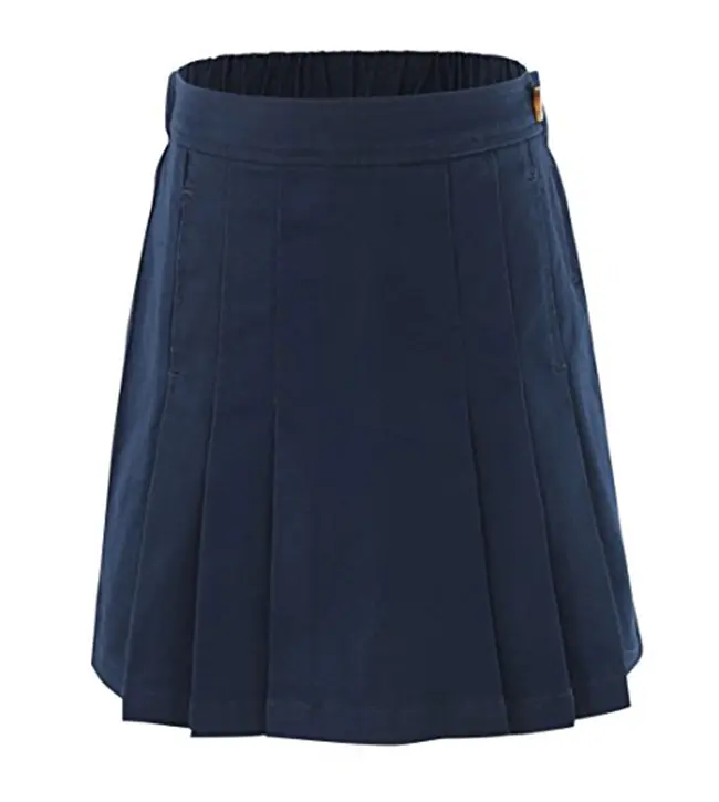 New Design Pleated School Skirt For Girls