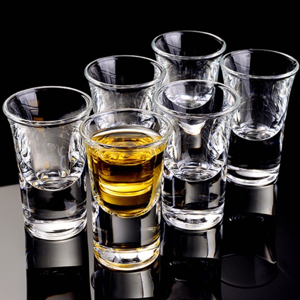 K-229-02W Clear drinking glass tumbler Whiskey glass shot glass