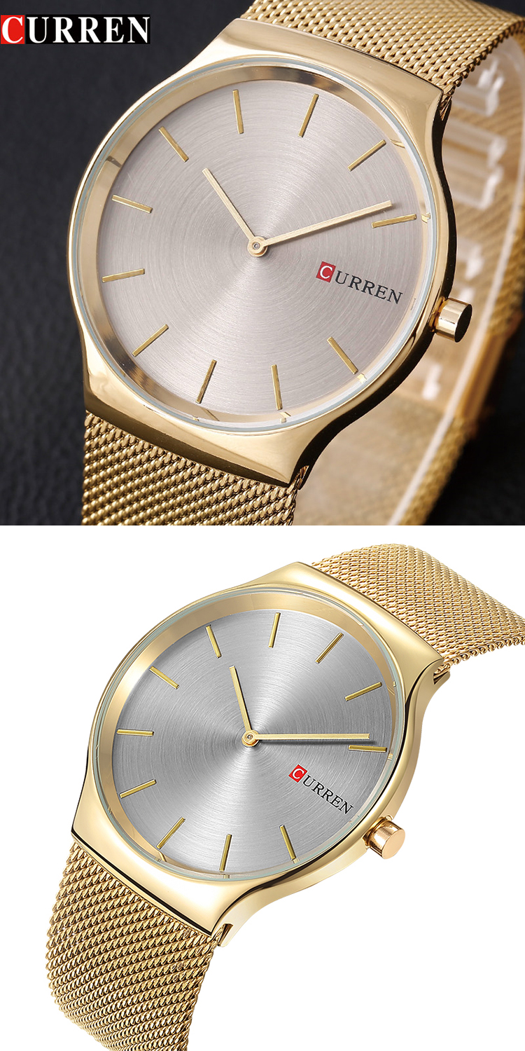 CURREN — montre-bracelet à Quartz pour hommes, accessoire de luxe, de style sportif analogique, avec pointeur, en noir, rose, or, nouvelle collection 8256, 8256