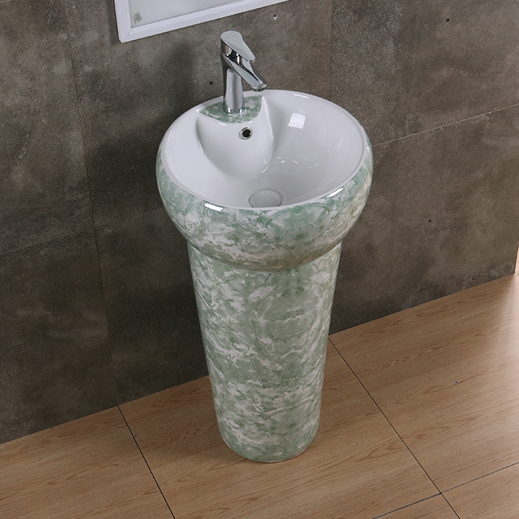 European pedestal basin wc hand popular cylindrical pedestal wash basin free standing basin