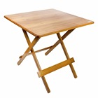 Portable Free Assemble Square Bamboo Folding Table