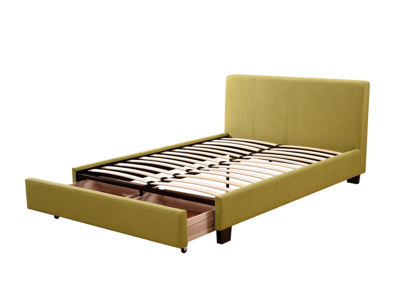 strong wood double bed designs with box bedroom furniture for hotel