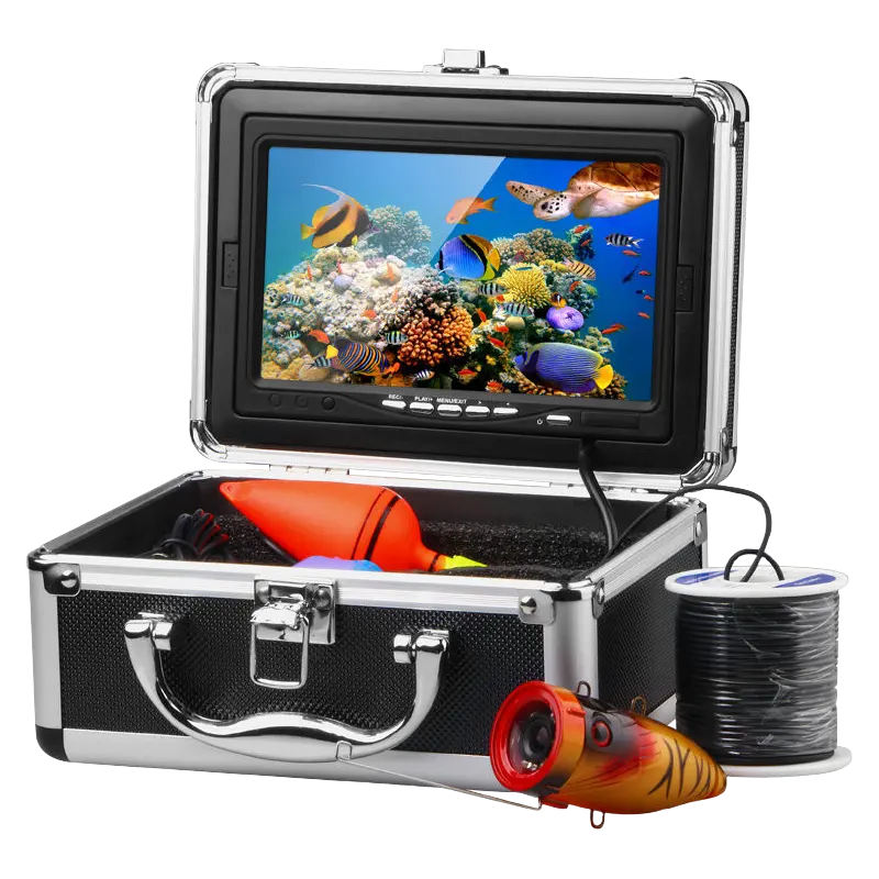 Fish Finder 1000TVL HD Waterproof 30M Cable 7" TFT LCD Underwater Fishing Video Camera System Used For Underwater Fishing