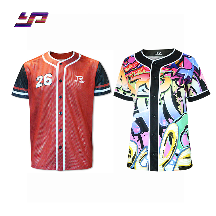 full button baseball jersey wholesale