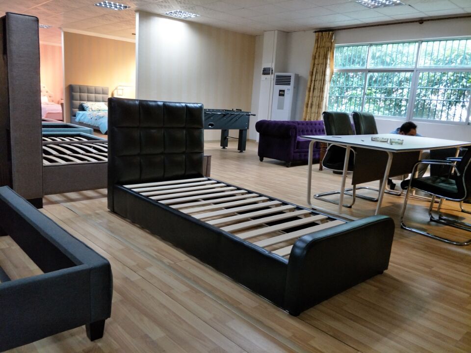 MDF custom made China furniture factory designer adult single beds